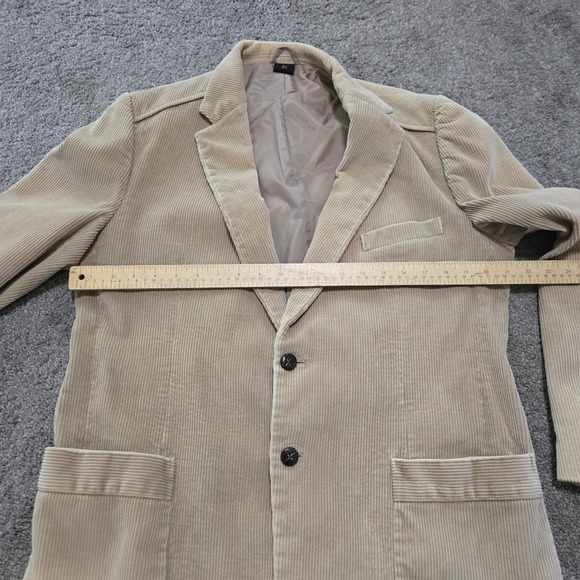 Vintage Sears The Mens Store Corduroy Blazer Jacket Mens‎ 44 Tall Tan - Picture 3 of 8